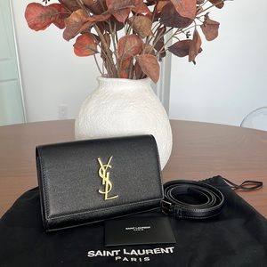 YSL KATE BELT BAG IN GRAIN DE POUDRE-EMBOSSED LEATHER